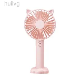 Electric Fans Mini Wind Power Handheld Fan Ultra-quiet High Quality Portable USB Charging Desktop Air Cooler For Office Home Outdoor 240316