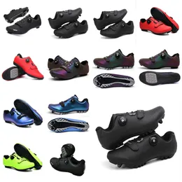 MTBq Cyqcling Shoes Men Sports Dirt Road Bike Shoes Flat Speed Cycling Sneakers Flats Mountain Bicycle Footwear SPD Cleats Shoes GAI