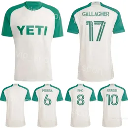 Maglie da calcio AUSTIN FC 24-25 Uomo 29 BIRO 33 WOLFF 8 RING 6 PEREIRA 10 DRIUSSI 17 GALLAGHER 11 OBRIAN 9 ZARDES 7 RIGONI 18 CASCANTE 1 STUVER 14 RUBIO Kit maglia da calcio