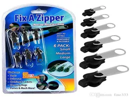 Button Fix A Zipper Kit di riparazione universale per cerniere da 6 pezzi Come visto su Ripara qualsiasi cerniera in un sacchetto Flash Opp Packaging8756542