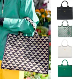 Borsa tote grande firmata Triangolo della moda Borsa tote firmata Symbole Borsa di lusso Borsa da viaggio da uomo da donna Borsa a tracolla con tracolla pochette a tracolla Borse da negozio con pochette a spalla