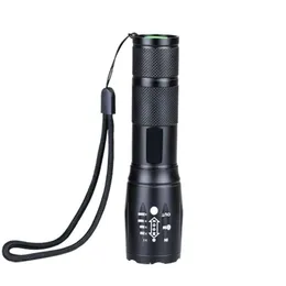 A100 Outdoor LED R5t6 Charging Zoom Mini Strong Light Flashlight 310082