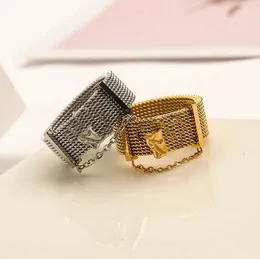 Modne pierścionki ślubne Projektant zwierząt ze stali nierdzewnej złoto Plasted Sier Pierścień Kobiety Love Biżuteria Para Akcesoria rodzinne