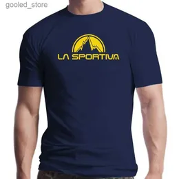 Men's T-Shirts New La Sportiva Classic Printed Washable Breathable Reusable Cotton Mouth facial mask Mens T-Shirt Q240316