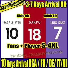 S-4XL 2023 2024 Soccer Jerseys Home Red Away White Third Purple 23 24 24 Football Shirt Fans och Player Men's Shirt and Adult / Kids Full Kit With Socks