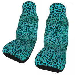 Capas de assento de carro leopardo capa universal off-road adequado para todos os tipos de modelos estilo de poliéster colorido