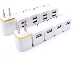 Carregador de parede USB duplo US EU Plug 21A Adaptador de energia CA para Samsung Galaxy Note LG Tablet1493617