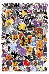 Yeni 1050100pcs Cadılar Bayramı Korku Bat Chiroptera Graffiti Stickers DIY Su Geçirmez Bavul Defteri Scooter Buzdolabı Çıkartmaları 7793247