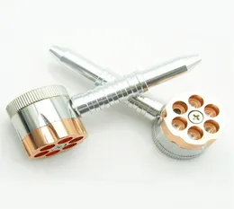 Mais recente design de seis tubos de tiro com o moedor de cachimbo de tabaco e moedor de ervas moedor de ervas Retail4835325