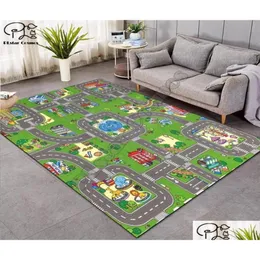Dywany fantasy bajki kreskówkowe dzieci grają matę planszową duży dywan do salonu planeta dywaniki labirynty księżniczki styl42021668 upuść del dho3u