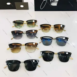 Tom Sunglasses 남성 디자이너 TF 선글라스 Cassius 안경 Tom Fors Sunglasses 여성 반 프레임 스타일 고품질 사인 안경 여성 아세테이트 프레임 709