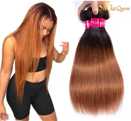 1b 30 peruano virgem cabelo reto ombre mel loiro em linha reta extensões de cabelo humano peruano tecer pacotes 4287998