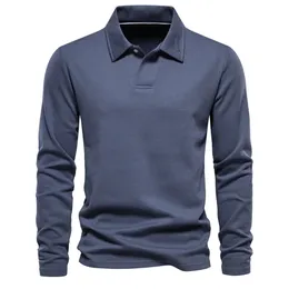 2024AUTURNENT EMBROIRER T for Men Sleeves Long Cleeves Polo Social Derts Luxury Golf Shirt Mens Designer Clothing 2403062