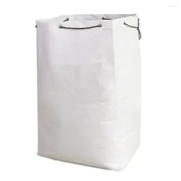 Sacos de armazenamento Saco Doggy Bolsa Resistente Tecido Tecido Branco 380L Extra Grande Processo de Fabricação Pesada