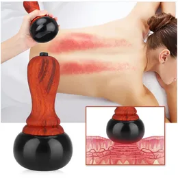 Electric Bianstone GuaSha Massager Natural Stone Needle Skin Scraping Back Neck Face Massage Relax Muscles Lift Care Spa 240313