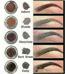 Anastasia Beverly Hills Dipbrow Pomade Medium Brown Waterproof Makeup Eyebrow 4G Blonde/Chocolabrow 4G Blonde Chocolate Dark Brown Ebon A881