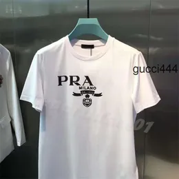 Kurze praddas pada prd ppdda Plus Größe S4XL Sommer Herren Designer T-shirt Casual Ärmel Mann Frauen Lose T-shirts Mit Buchstaben Drucken Top Verkaufen Luxus Männer T Shirt Größe SX QDDE