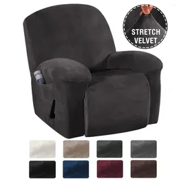 Oturma Odası Evcil Hayvanlar için Sandalye Kapakları Slipcover Sofa Recliner Velvet Streç kapağı Elastik Kanepe