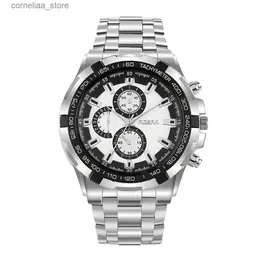 Other Watches Relogio Masculino Rosra es Mens Business Steel es Decorative Dial Sports Quartz es Cheap Things Y240316