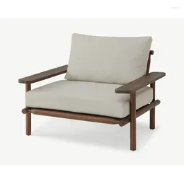Мебель для кемпинга, уличный диван, одноместный диван, кресло для отдыха в патио из тикового дерева - Nonomi