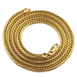 Fabrik Halskette Halsband Lange 6MM Vintage Punk Silber Gold Farbe Miami Kette Hip Hop Kette Geschenk Für Frauen Männer schmuck291r