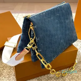 2024 Bag Denim Canvas تجلب أكياس سلسلة عالية الجودة من التطور