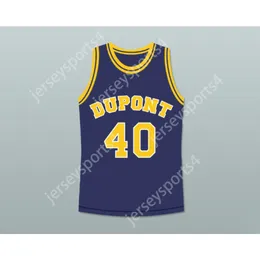 모든 이름 모든 팀 랜디 모스 40 Dupont High School Panthers Basketball Jersey 모든 스티치 크기 S M L XL XXL 3XL 4XL 6XL 최고 품질