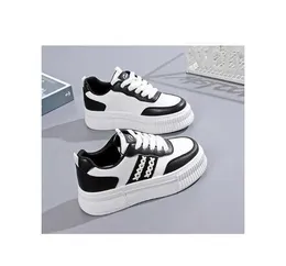 HBP Non Brand Wholesale Sneakers New Plus Thick Sole Leisure Design Sense Niche Platform Shoes