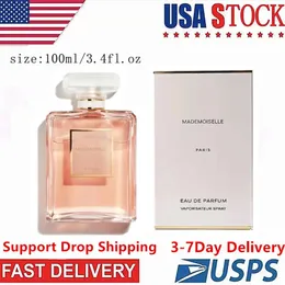 French Perfume Shipping To The US In Days Mademoiselle Intense Eau De 100Ml Woman Elegant And Charming Fragrance Spray Oriental Floral Notes 466