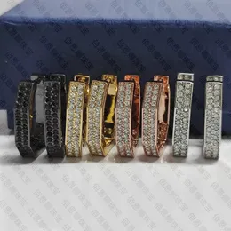 Neue Designer-Schwanen-Ohrstecker für Damen und Herren mit Diamant-Luxus-Halsketten-Ohrringen, Mode und einfacher runder Paarkette, Verlobungsschmuck, Geschenke