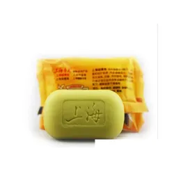 الصابون المصنوع يدويًا Lisita Shanghai Sfur SOAP لـ 4 حالات جلدية للربطة الصدفية Seborrheic Eczema 85G258A Drop Droper Health Beauty Bat Dhrud