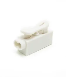 20PCS ZQ1P Self Locking Spring Wire Connectors Electrical Cable Clamp Terminal Block white Quick Splice Lock Wire Terminal Connec4090179