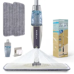 Spray Floor Mop with Reusable Microfiber Pads 360 Degree Handle for Home Kitchen Laminate Wood Ceramic Tiles Cleaning 230308