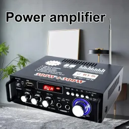 ミキサーBT298Aホームパワーアンプ実用液体クリスタルディスプレイ2CH 12V/220V 600W HIFI BLUETOOTHCOMPATIBLE 5.0 Audio Amplificador