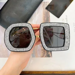 ANNA Damen LIMTED Sonnenbrille Outdoor Designer Mantianxing Quadratischer Polygonalrahmen Freizeitreisen KARLSON Sonnenbrille mit Box