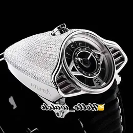Nya Azimuth Gran Turismo 4 Varianter sp.ss.gt.n001 Full Diamonds Miyota Automatic Mens Watch Black Silver Dial läderklockor Hello_watch 285A