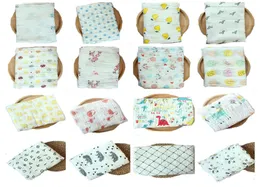 Spädbarn muslin filt flamingo djur ins baby swaddle wrap filt handduk baby vår sommar swaddling 115115cm 105 stilar c23956058