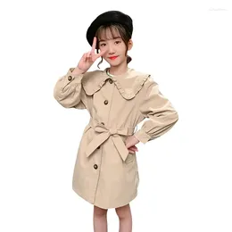 Jacken 12 Jahre Frühling Kinder Windjacke Casaco Infantil Menina Kleidung Teenager Teenager Trench Kinder Mäntel für Mädchen