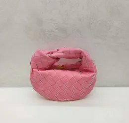 Mädchentasche Venetas Bvbag Jodie Abendtaschen Mini Candy Knotted Woven Same Leather Handtasche Cowhorn Designer Small Lady Wallet Handtaschen 1188ESS