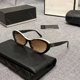 Luksusowe szklanki Chanells Designer okulary przeciwsłoneczne dla kobiety Chaneles okulary żeńskie owalne okulary przeciwsłoneczne INS litera seria oke okaźnie 5416 Chanelsunglasses 828
