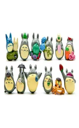 12pcs Totoro Film Aksiyon Figürleri PVC Mini Oyuncaklar Artwares 1112inch Tall5915724