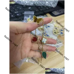 Vanclef Bilezik Van Yonca Bilezik Dört Yaprak Yonca Bileklik Kadın Tasarımcı Bilezik Zinciri Kişiselleştirilmiş Bileklik Bağlantılar Gümüş Braclet Chains 18K Altın Balık