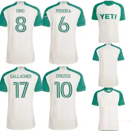 Austin FC 2024-25 Piłka nożna 17 Jon Gallagher Jerseys Mans 33 Owen Wolff 9 Gyasi Zardes 7 Emiliano Rigoni 18 Julio Cascante 10 Zestawy koszulki piłkarskiej Sebastian Driussi