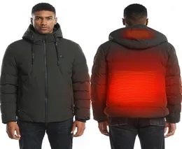 Уличные футболки 2021 года, модная мужская и женская куртка с электрическим подогревом, жилет с подогревом, USB, теплая теплая ткань, перо, большие размеры, зима J2939706