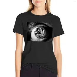 Kvinnors polos Salvador Dali t-shirt kort ärm tee söta toppar kvinnliga kläder sommarkläder för kvinnor