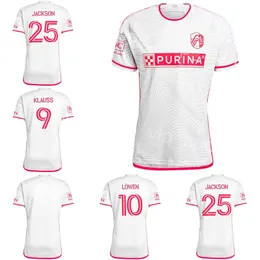 FC St. L ouis 24-25 Piłka nożna 9 Joao Klauss Jersey Mans 16 Samuel Adeniran 19 Indiana Vassilev 14 Tomas Totland 4 Joakim Nilsson 10 Eduard Lowen Football Shirt Shengluyisi