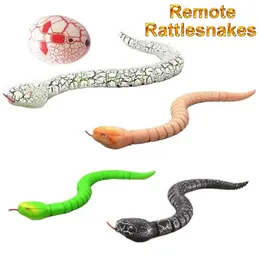 Controle remoto RC cascavéis cobras animais brinquedos complicados para criança FSWOB 240307