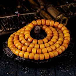 Strand Natural Yak Bone 108 Pcs Tibetan Style Prayer Beads Old Cow Ox Buddha Accessories Bracelet