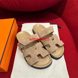 Chypre Leder Sandalen Sommerschuhe rutschen Schlupf auf flache handgefertigte Zweite Onkel Pantoffeln alte Onkel Schuhe Damen echte Leder flache Sandalen haben Logo Hbdhim