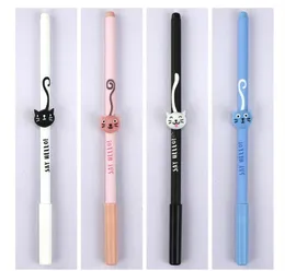 Säljer Gel Pens Korean Creative Stationery 05mm Black Student Pen Signature Pen Cartoon Cat Neutral Pen226263J1159654